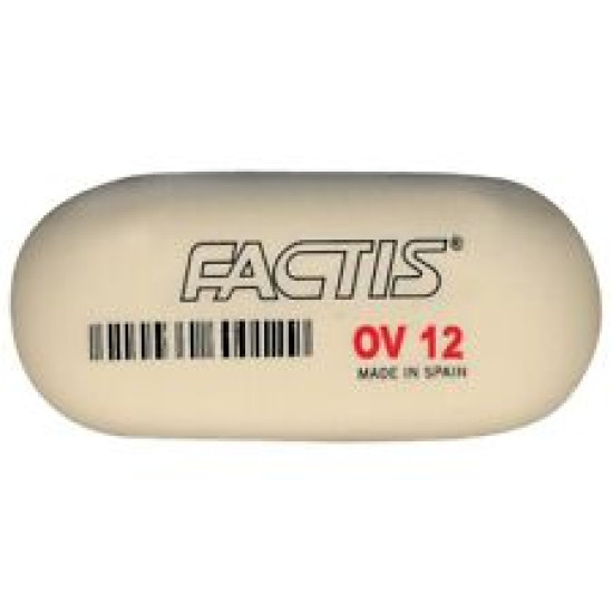 Factis Γόμα για Μολύβι OV12 Λευκή