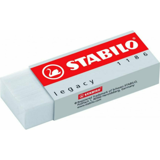 Stabilo Γόμα για Μολύβι Legacy Λευκή