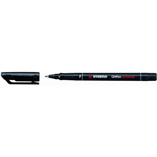 Stabilo ΟΗPen Universal F Μαρκαδόρος Διαφανειών 0,7mm Μαύρος