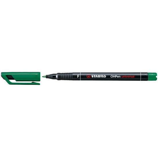 Stabilo ΟΗPen Universal F Μαρκαδόρος Διαφανειών 0,7mm Πράσινος Stabilo ΟΗPen Universal F Μαρκαδόρος Διαφανειών 0,7mm Πράσινος