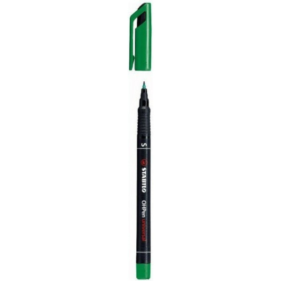 Stabilo ΟΗPen Universal S Μαρκαδόρος Διαφανειών 0,4mm Πράσινος