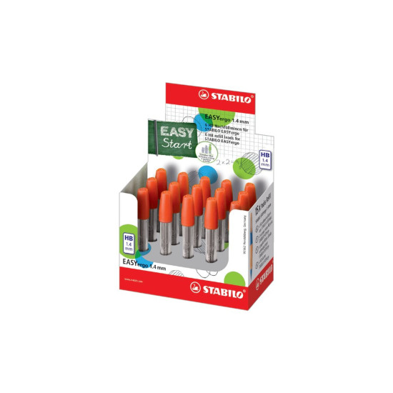 Stabilo 6 Μύτες Μολυβιού Easy Ergo Πάχους 1.4mm Τύπου HB