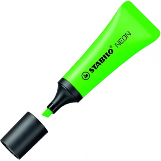 Μαρκαδόρος Υπογράμμισης STABILO NEON 5mm Πράσινο