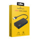 Powertech USB hub 4x θυρών 5Gbps USB Σύνδεση Μαύρο [PT-1145]