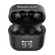 Powertech Earphones με θήκη φόρτισης TWS ENC 30/480mAh Μαύρα [ PT-1227]