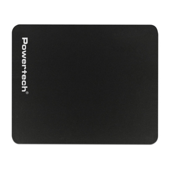 Powertech Mouse Pad, 20x18cm, μαύρο [PT-1292]