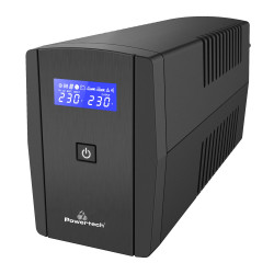 Powertech UPS Line-Interactive με Οθόνη 850VA 510W με 2x Schuko [PT-1295]