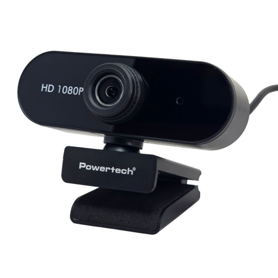 Powertech Web Camera HD 1080p 2MP 1.5m Μαύρη [PT-1382]