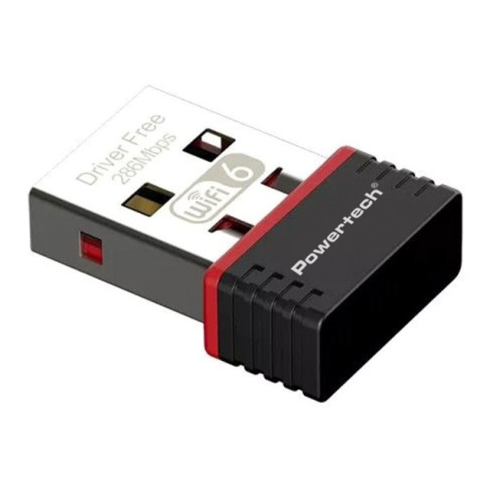 Powertech Ασύρματος Usb Αντάπτορας Δικτύου 300MBps Wifi 6 - (PT-1383) Powertech Ασύρματος Usb Αντάπτορας Δικτύου 300MBps Wifi 6 - (PT-1383)
