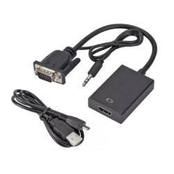 Powertech Μετατροπέας 3.5mm / VGA female σε HDMI male [PTH-078]