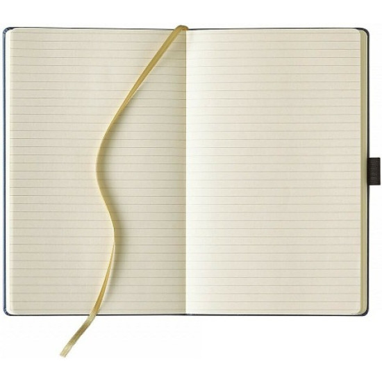 Θεοφύλακτος Σημειωματάριο Ivory Ριγέ με Λάστιχο και Θήκη για Στυλό Paros Κόκκινο 13x21εκ