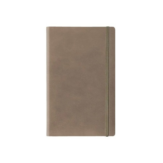 Castelli Σημειωματάριο Σπιράλ Ivory Ριγέ με Λάστιχο 13x21cm Arizona Μπεζ
