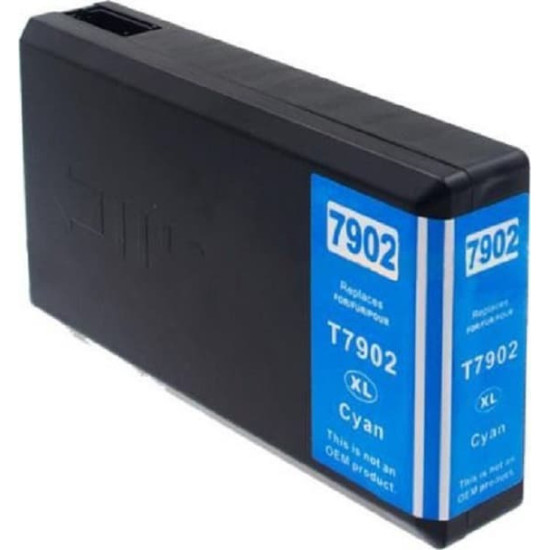 Συμβατό Μελάνι Εκτυπωτή InkJet Epson ET7902 (C13T79024010) Κυανό