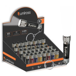 Uniross Φακός Μπρελόκ LED με Μέγιστη Φωτεινότητα 30lm  ΠΡΑΣΙΝΟ