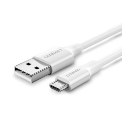 Ugreen Regular USB 2.0 to micro USB Cable Λευκό 1m [60141]