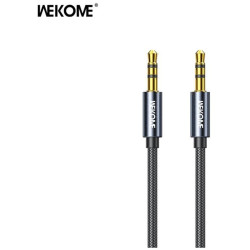 WK 3.5mm TRS AUX Audio Cable Μαύρο 1m [WDC-195]