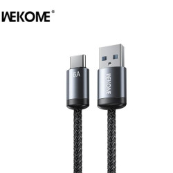 Wekome Καλώδιο Φόρτισης WDC-32 USB σε USB-C 1m Μαύρο