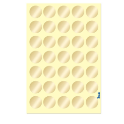 Ετικέτες Αυτοκόλλητες Sticki Ø18mm 40 φύλλα χρυσό