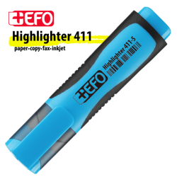 +Efo 411-3 Μαρκαδόρος Υπογράμμισης μπλέ