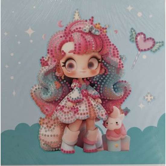 Καμβάς Diamond Painting 20x20 cm (σχέδια)