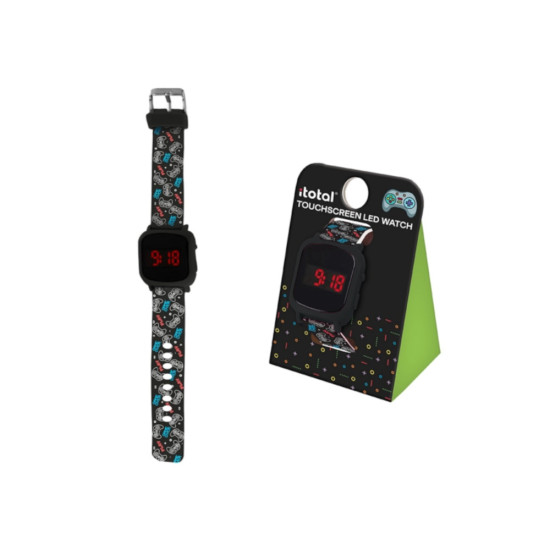 i-Total Touch Let's Play Παιδικό Ψηφιακό Ρολόι με Λουράκι Μαύρο