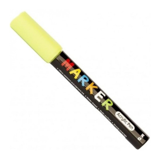 M&G  Ακρυλικός Μαρκαδόρος 2mm YELLOW GREEN