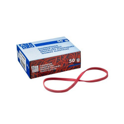 Alco N.752 Λαστιχάκια Συσκευασίας150X4mm Κόκκινα 50gr πλακέ