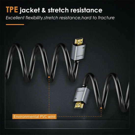 Cabletime HDMI 2.0 Cable HDMI male - HDMI male 4K/60hz 3m Μαύρο