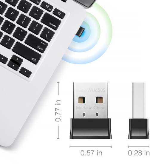 Cudy WU650 USB Αντάπτορας Δικτύου Cudy WU650 USB Αντάπτορας Δικτύου