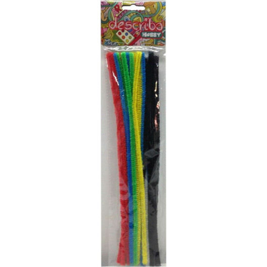 Describo Σύρμα Πίπας Διάφορα Χρώματα 300x6mm 25τμχ Describo Σύρμα Πίπας Διάφορα Χρώματα 300x6mm 25τμχ