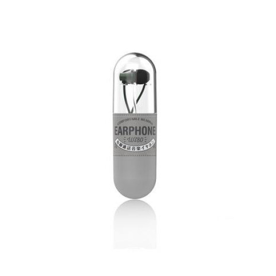 WK Wi80 In-ear Handsfree με Βύσμα 3.5mm grey - green