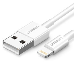 Καλώδιο Ugreen Charge & Data Lightning MFI 1m - White