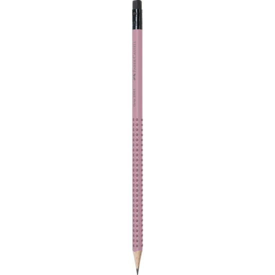 Faber-Castell Grip 2001 Μολύβι B με Γόμα Ροζ