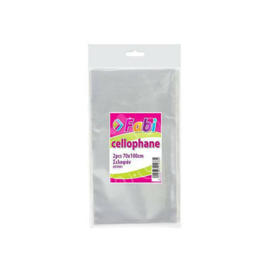 Fabi Σελοφάν 2τεμ 70x100cm Διαφανές