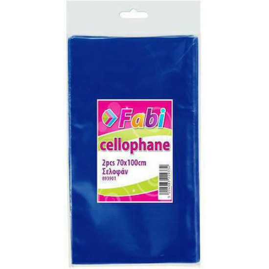 Fabi Σελοφάν 2τεμ 70x100cm Μπλε