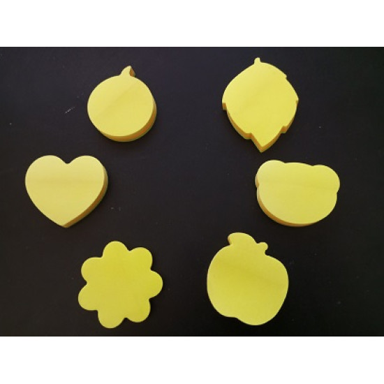 Fegol Χαρτάκια Σημειώσεων Μίνι Σε Διάφορα Σχέδια 75 φύλλα 3 χρώματα/τεμάχιο