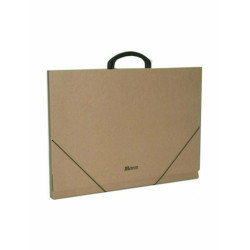 Metron Οικολογική Τσάντα Σχεδίου με Λάστιχο και Χερούλι 52x72x2cm Μπεζ