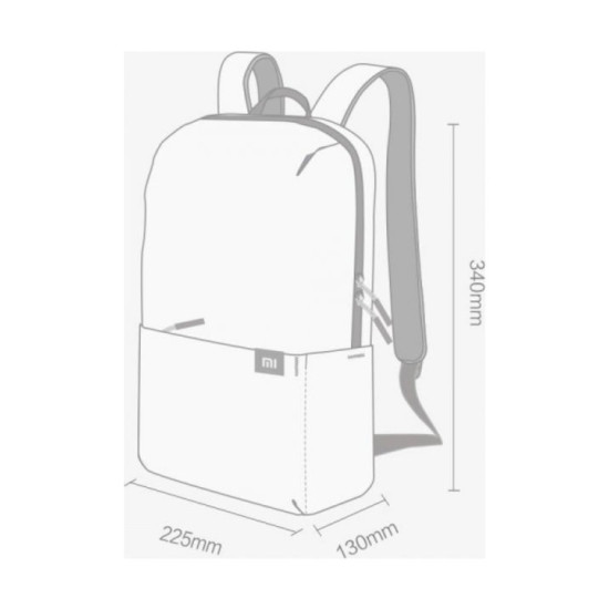 Xiaomi Mi Colorful Small Γυναικείο Υφασμάτινο Σακίδιο Πλάτης Φούξια
