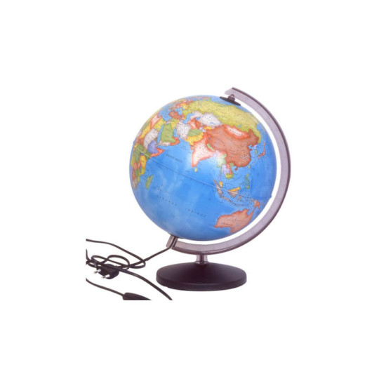 Διακάκης Φωτιζόμενη Υδρόγειος Σφαίρα στα Ελληνικά με Διάμετρο 30εκ.