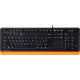 A4Tech Fstyler FK10 Orange Πληκτρολόγιο Αγγλικό US