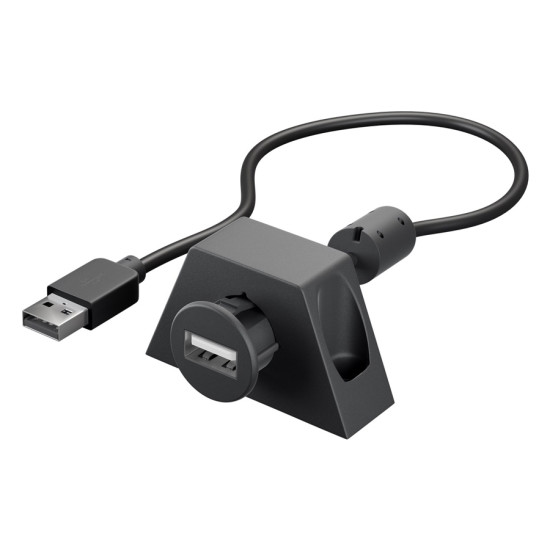 Goobay USB 2.0 Cable USB-A male - USB-A female Μαύρο 2m (93351)