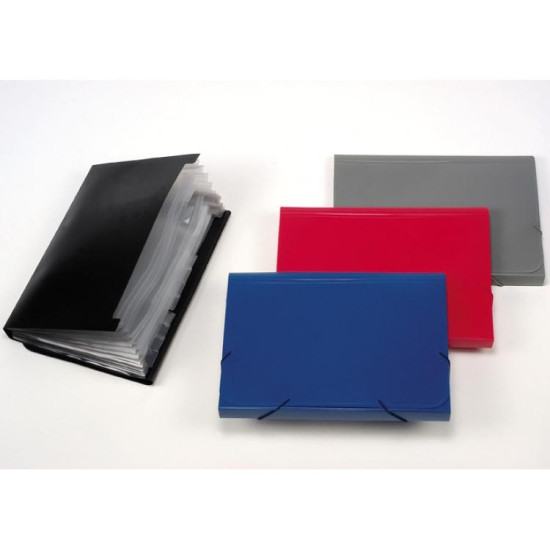 Groovy Office Φάκελος Φυσούνα Α4 13 Θέσεων με Λάστιχο (Διάφορα Χρώματα)