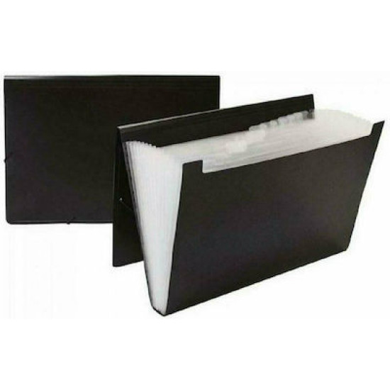 Groovy Office Φάκελος Φυσούνα Α4 13 Θέσεων με Λάστιχο (Διάφορα Χρώματα)