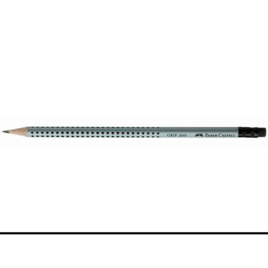 Faber & Faber Grip 2001 Μολύβι HB με Γόμα Γκρι