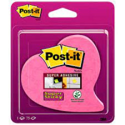 POST IT 3M ΑΥΤΟΚΟΛΛΗΤΟ ΡΟΖ ΚΑΡΔΙΑ