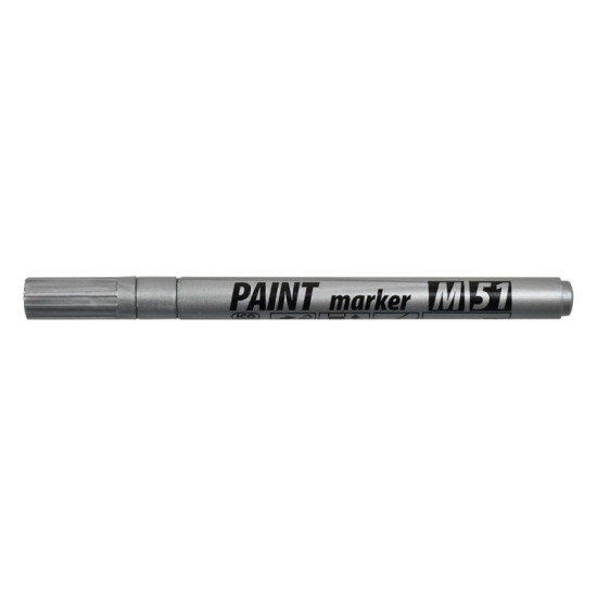 Marker PAINT M51, ασημί, 0.7mm