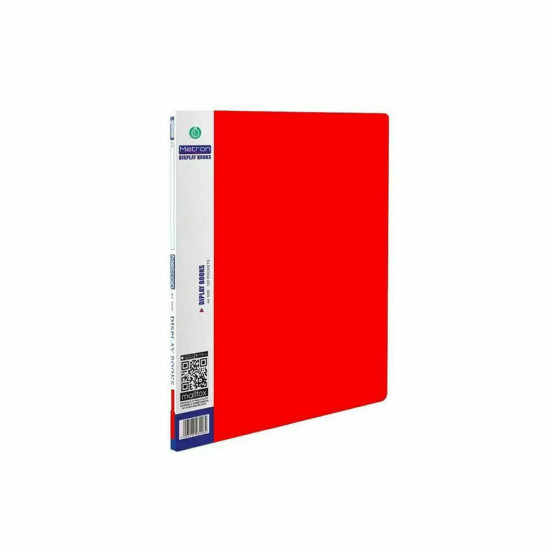 Metron Ντοσιέ Σουπλ με 60 Διαφάνειες για Χαρτί A4 Κόκκινο Metron Ντοσιέ Σουπλ με 60 Διαφάνειες για Χαρτί A4 Κόκκινο