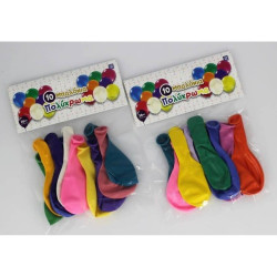 Μπαλόνια πολύχρωμα 10τμχ