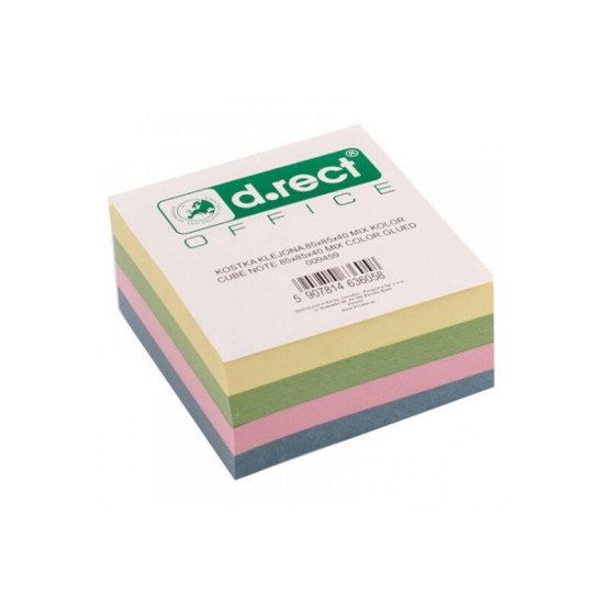 Κύβος σημειώσεων χρωματιστός 85χ85 400φ