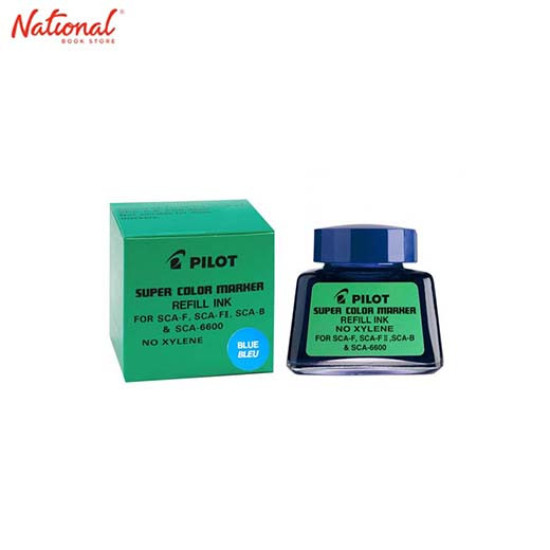 Pilot super colour marker bottled ink no xyelene blue